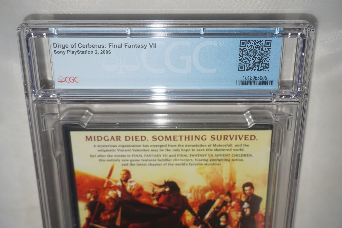 Dirge of Cerberus Final Fantasy VII (Playstation 2 ps2) CGC 9.8 A+ NEW Sealed