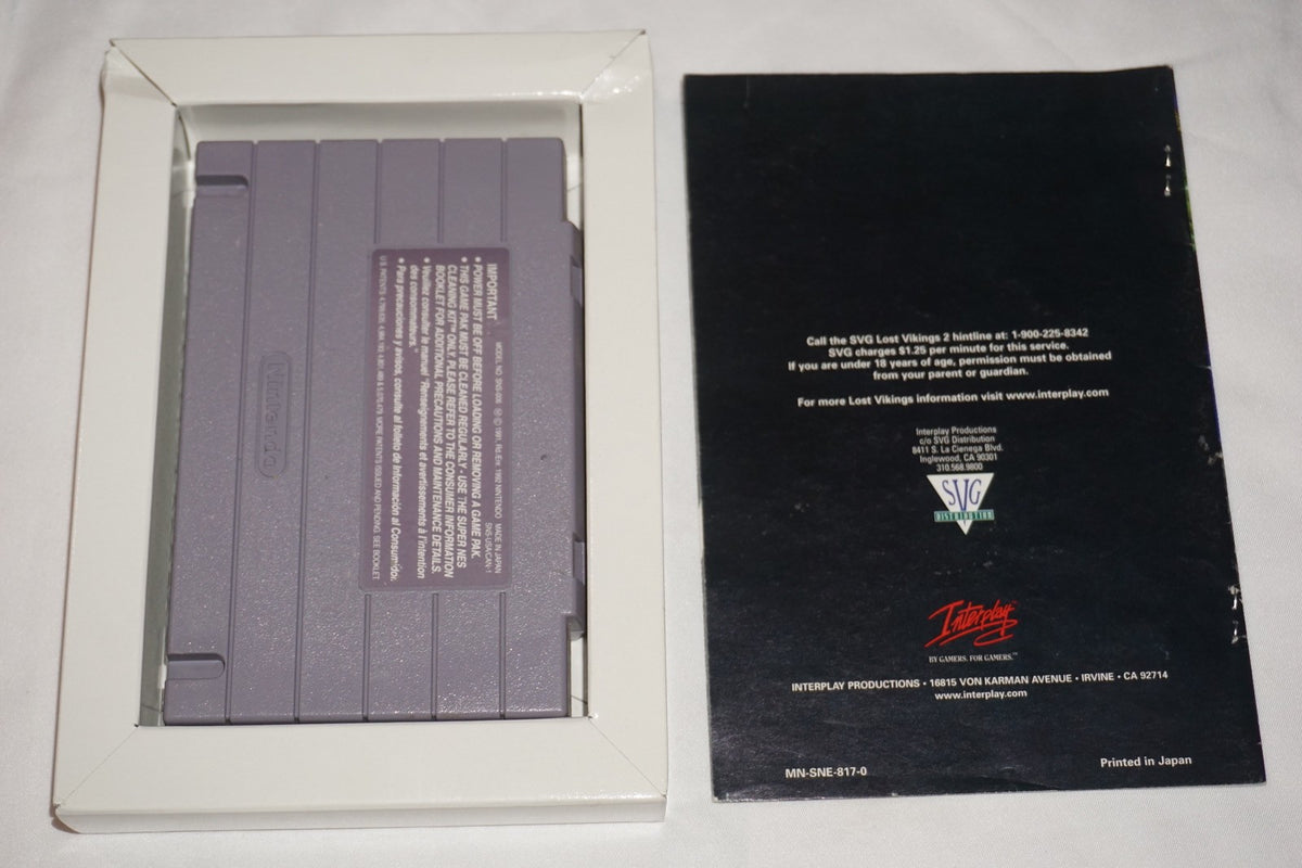Lost Vikings 2 (Super Nintendo SNES) Complete in Box CIB