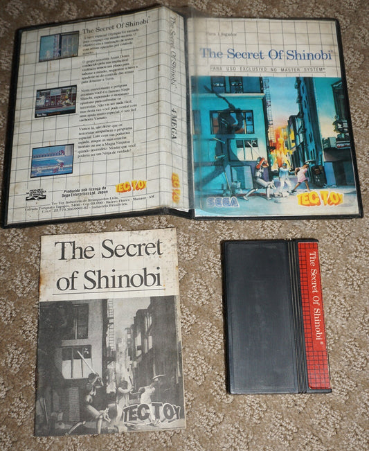 Secret Of Shinobi (Sega Master System SMS) Complete TEC TOY