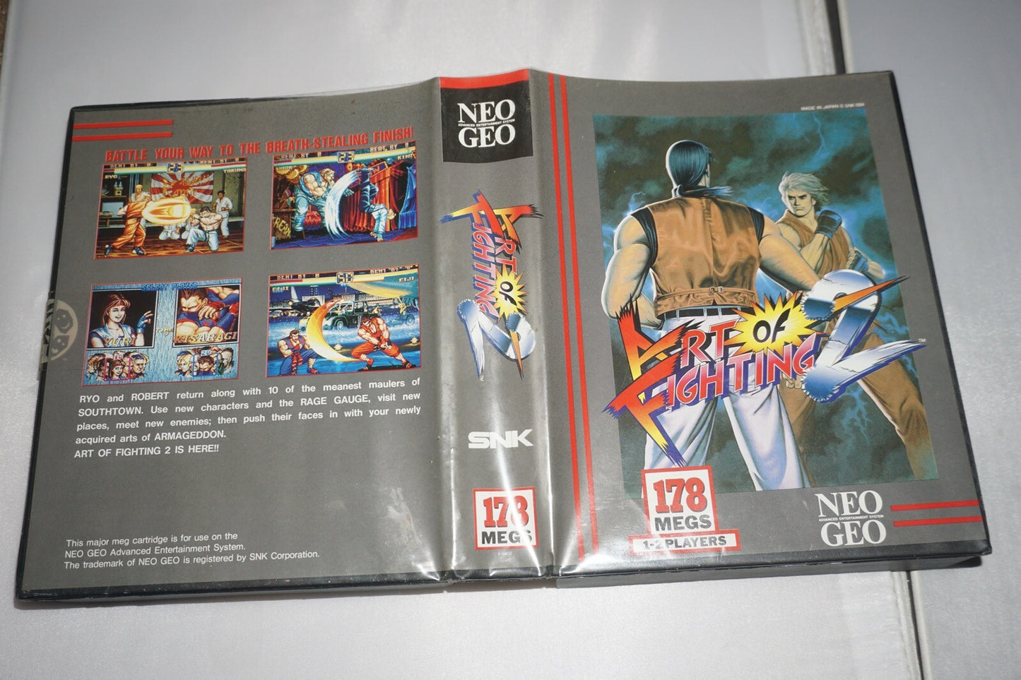 Art Of Fighting 2 (Neo Geo AES English) Complete in Box