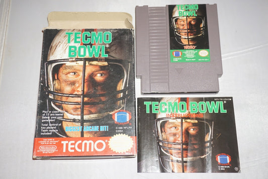 Tecmo Bowl (Nintendo NES) Complete in Box CIB #1