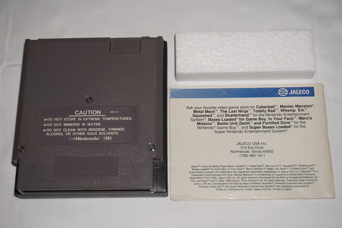 Bases Loaded 3 III (Nintendo NES) Complete in Box CIB