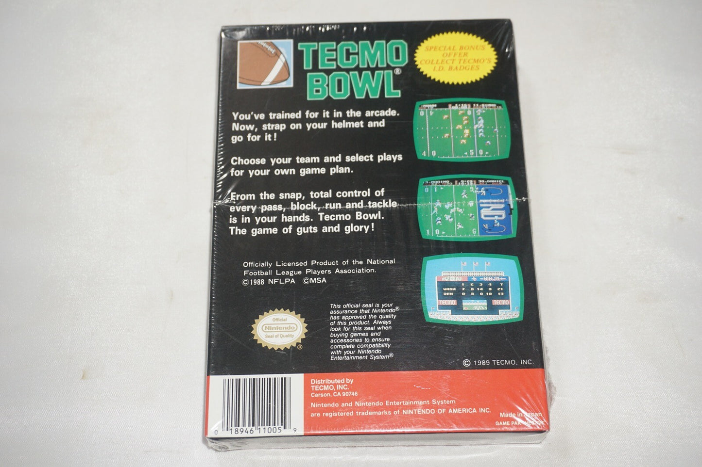 Tecmo Bowl (Nintendo NES) NEW Factory Sealed