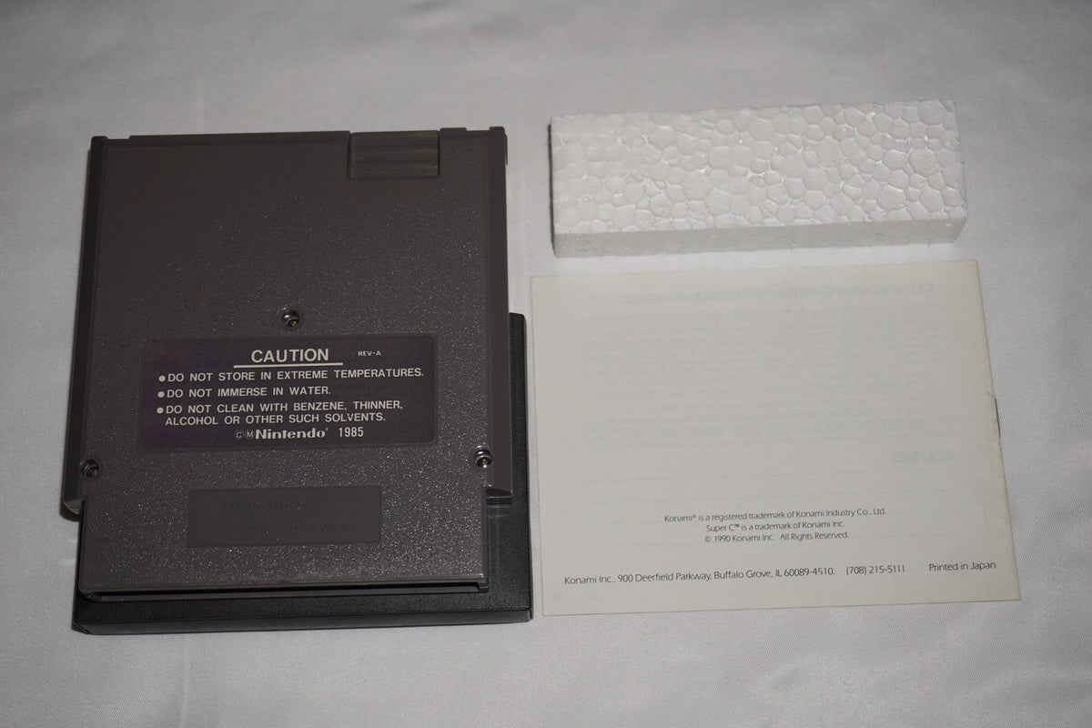 Super C Contra (Nintendo NES) Complete in Box CIB