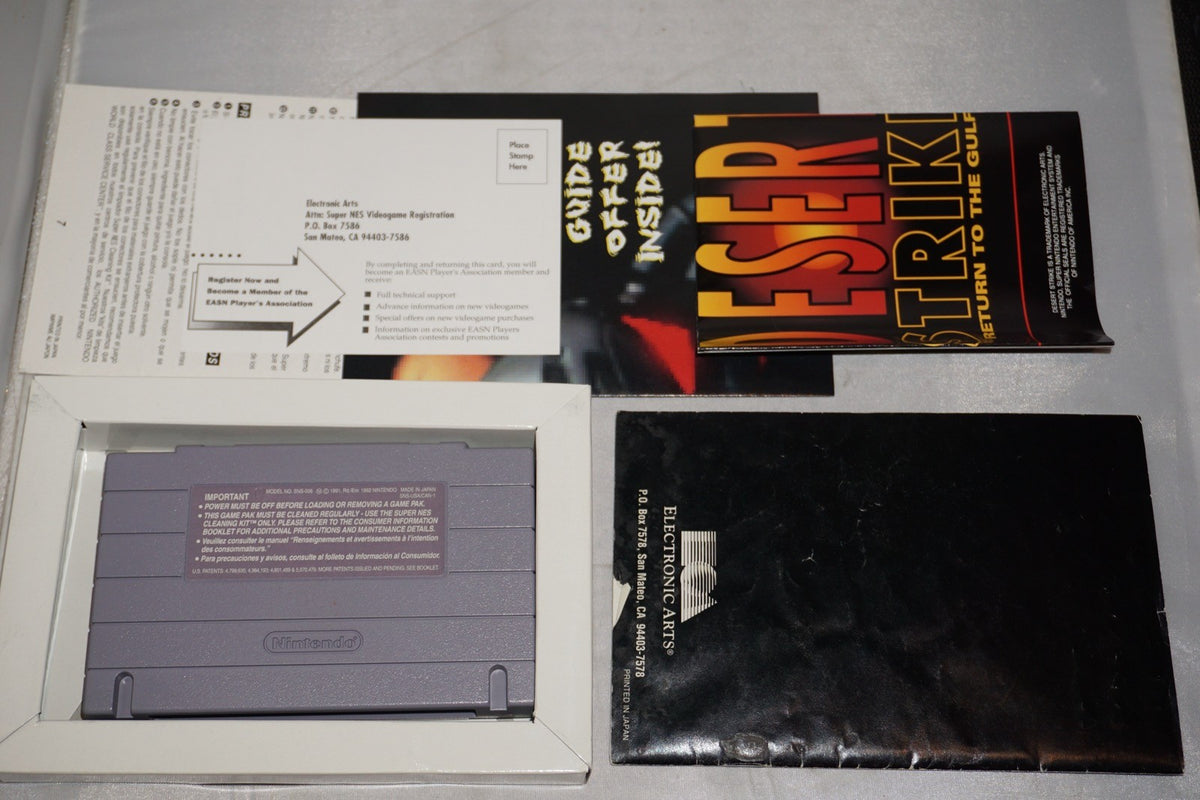 Rampart (Super Nintendo SNES) Complete in Box w/ Reg Card CIB