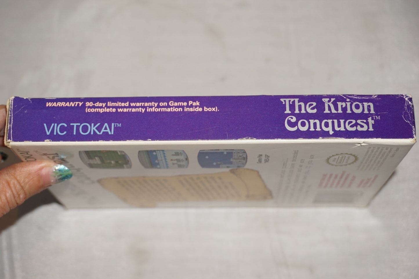 Krion Conquest (Nintendo NES) Complete in Box CIB