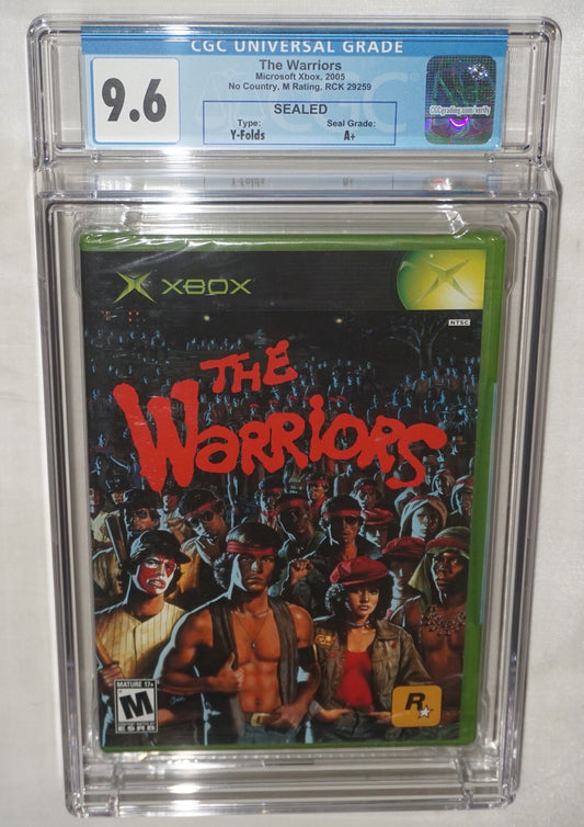 The Warriors (Microsoft Xbox) CGC 9.6 A+ NEW Sealed