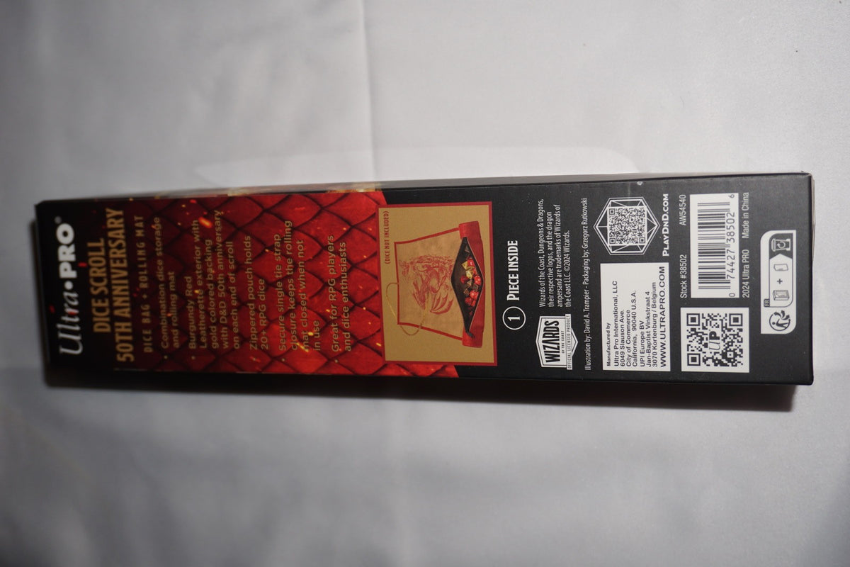 Ultra Pro Dice Scroll 50th Anniversary D&D NEW