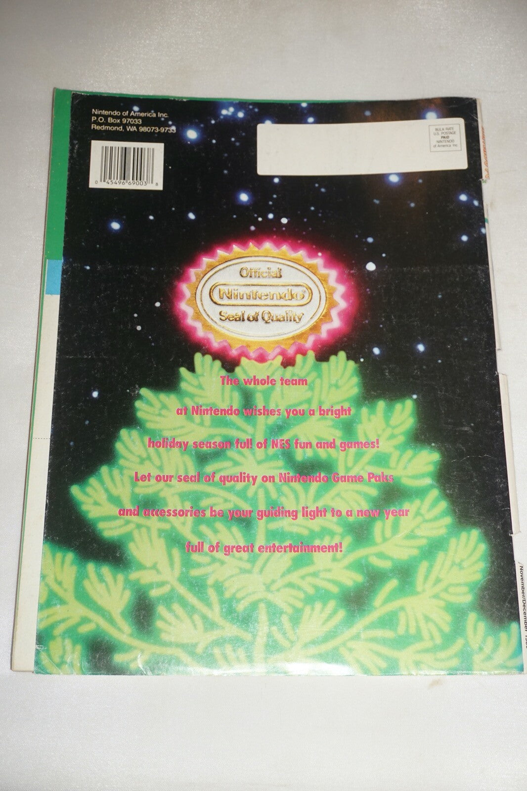 November/December 1989 Tetris Nintendo Power Magazine #2 Poster Guide