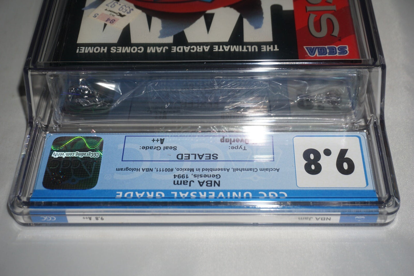 NBA Jam (Sega Genesis) CGC 9.8 A++ NEW Sealed