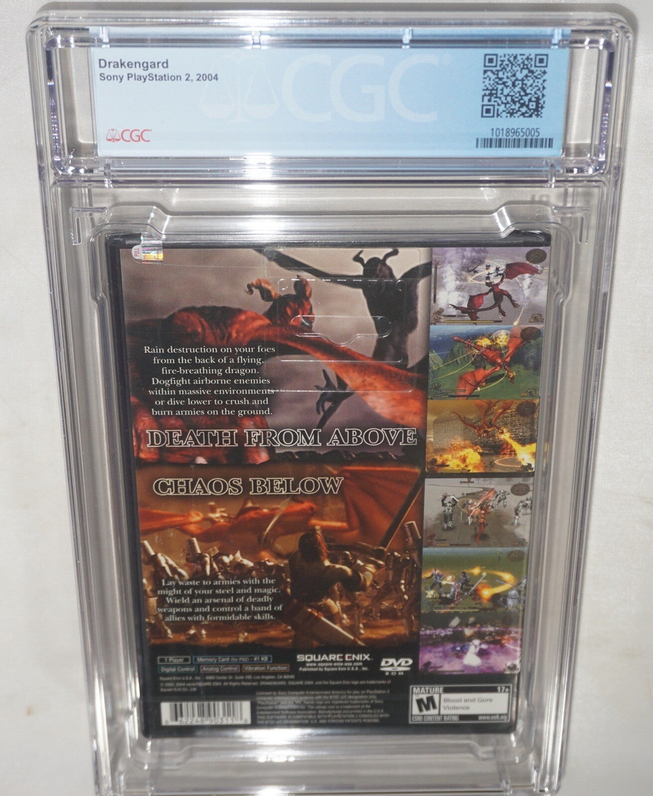 Drakengard 1 (Sony Playstation 2 ps2) CGC 9.8 A+ NEW Sealed