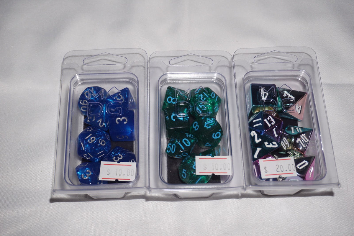 Mdg 16mm Acrylic Poly Dice Set Of 3 181 178 032 x3 Dice Set Lot NEW