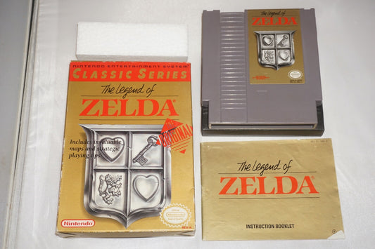 Legend Of Zelda CLASSIC (Nintendo NES) Complete in Box CIB #1