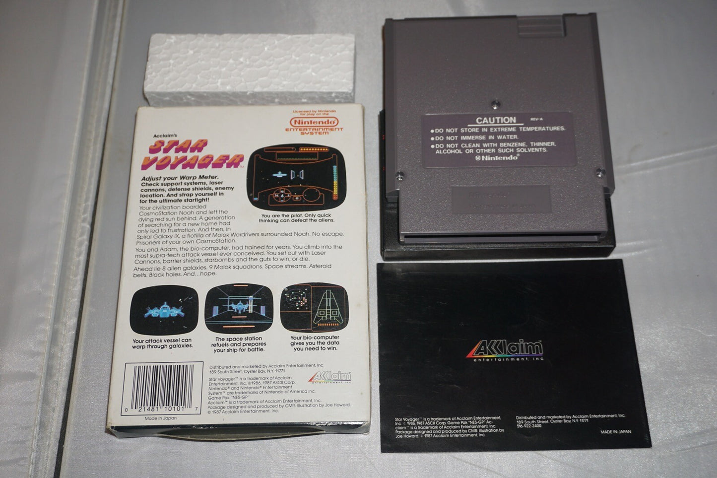 Star Voyager (Nintendo NES) Complete in Box CIB