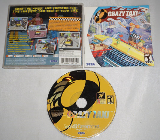 Crazy Taxi 1 ORIGINAL (Sega Dreamcast) Complete Tested