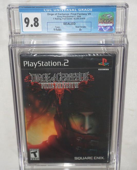 Dirge of Cerberus Final Fantasy VII (Playstation 2 ps2) CGC 9.8 A+ NEW Sealed