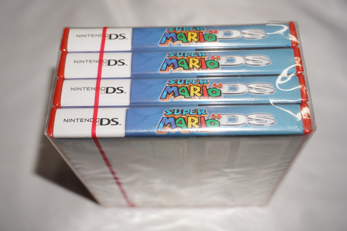 Super Mario 64 (Nintendo DS) NEW Sealed Case of 4 Set Lot