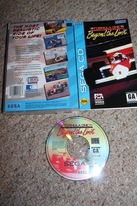 Formula One Beyond the Limit F1 (Sega CD) Complete