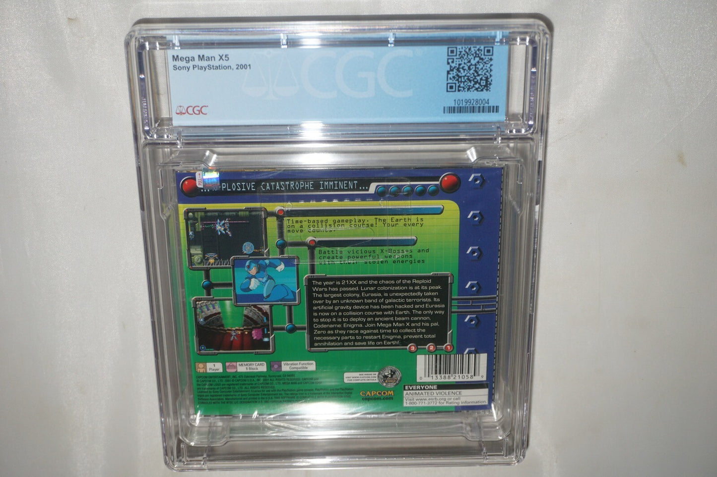 Mega Man X5 (Sony Playstation ps1) CGC 9.6 A NEW Sealed