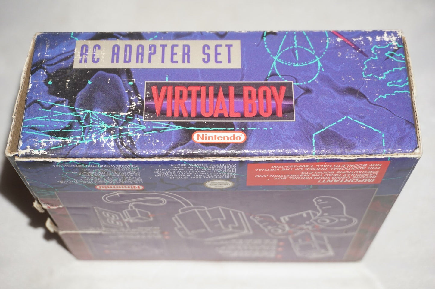 Ac Adapter Set (Nintendo Virtual Boy) New in Box Official