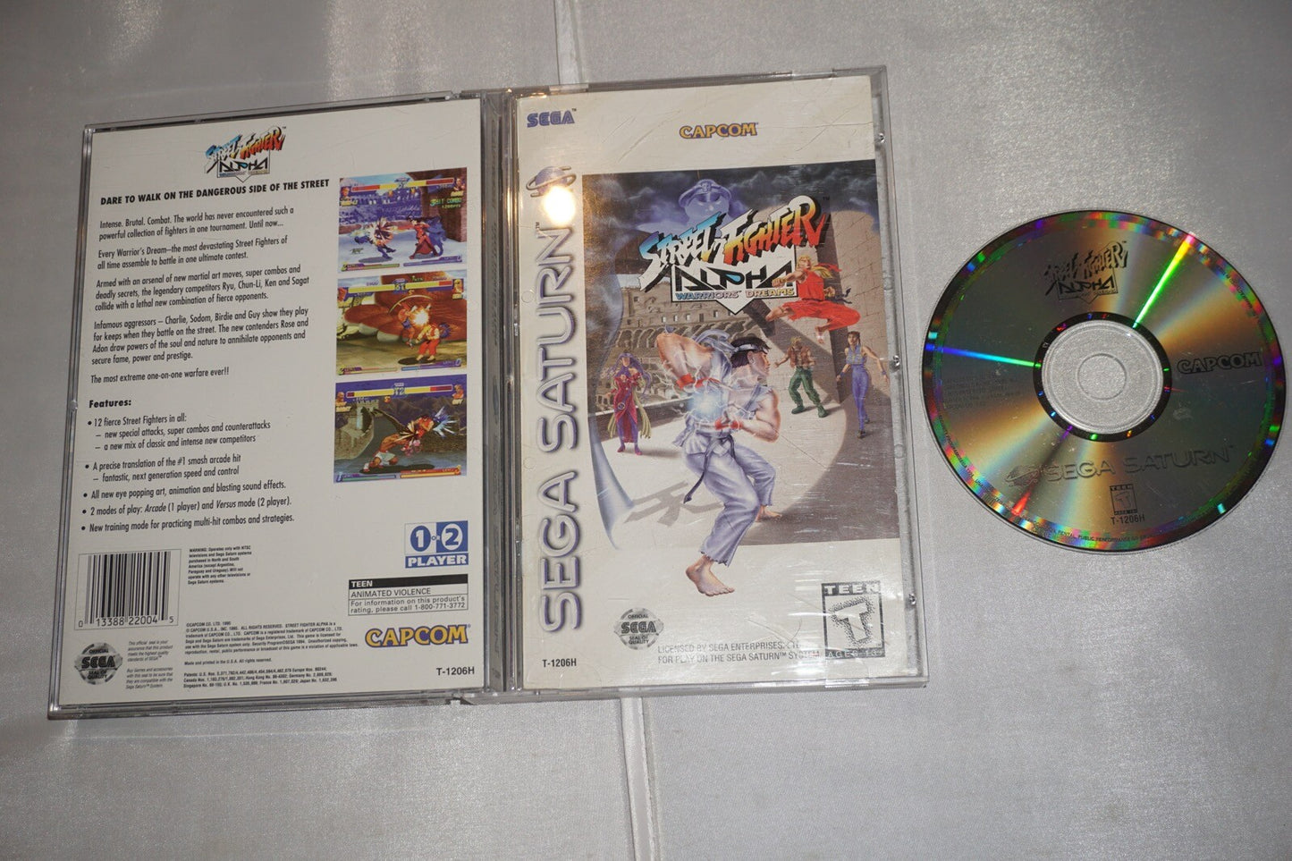Street Fighter Alpha: Warriors' Dreams (Sega Saturn) Complete