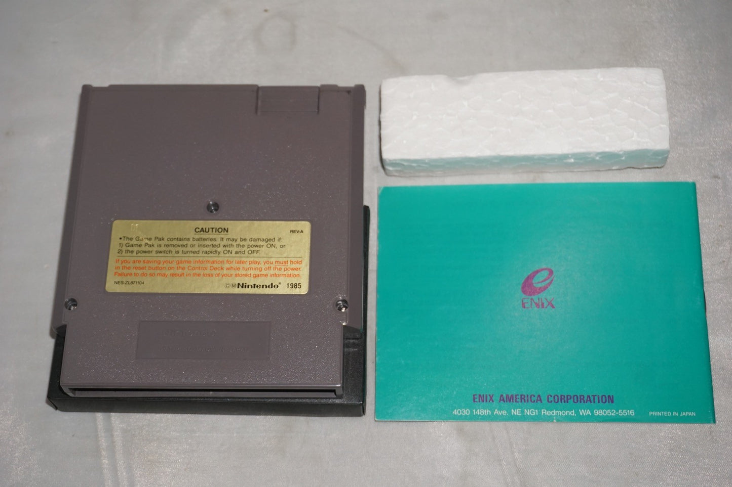 Dragon Warrior II 2 (Nintendo NES) Complete in Box CIB