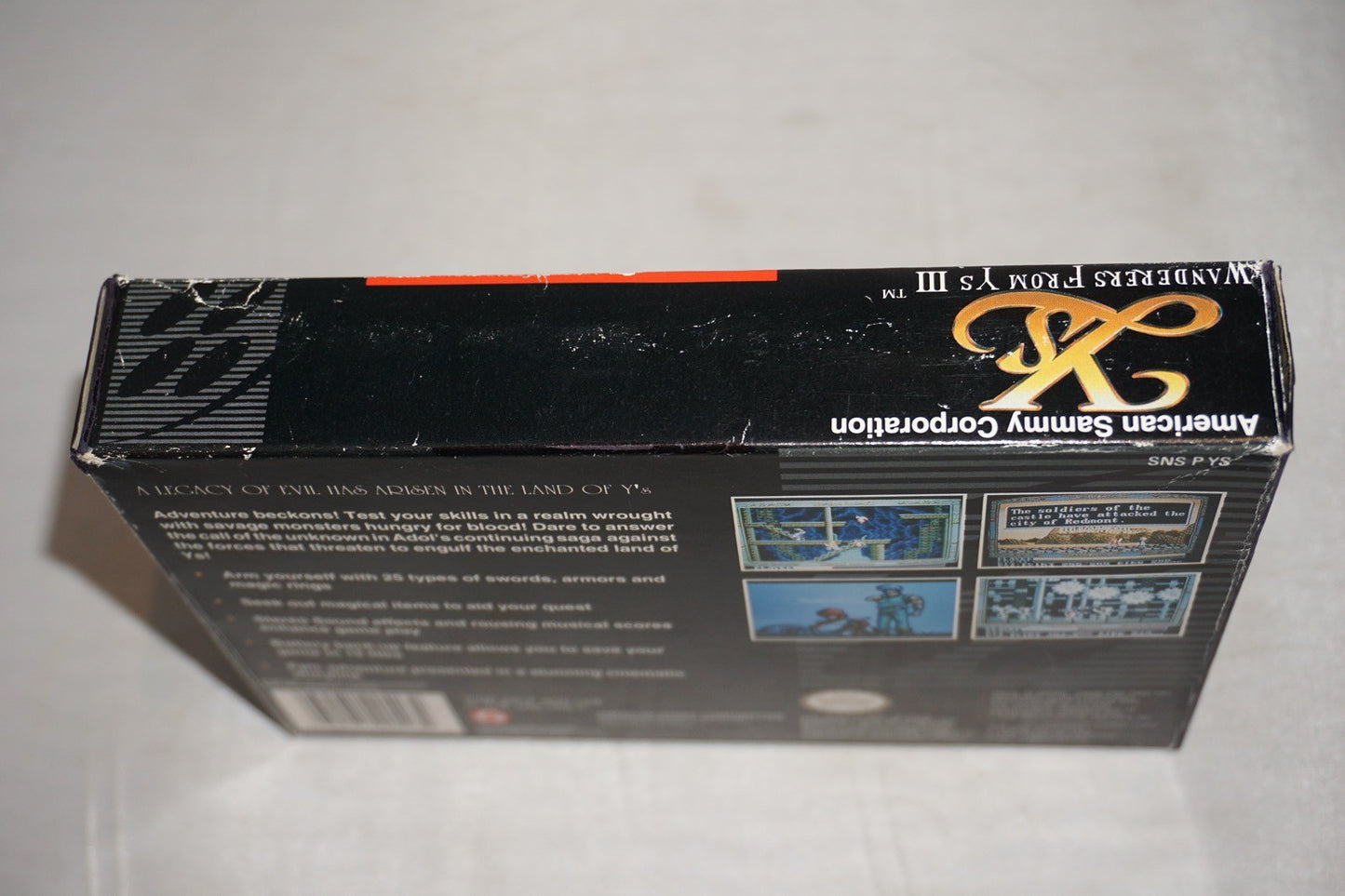 Ys III: Wanderers From Y's (Super Nintendo SNES) Complete in Box CIB