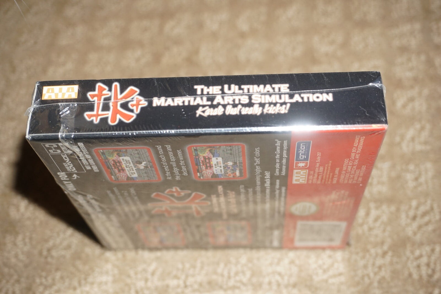 Ultimate Martial Arts Simulation Ik+ Nintendo Gameboy Boy Advance GBA NEW Sealed