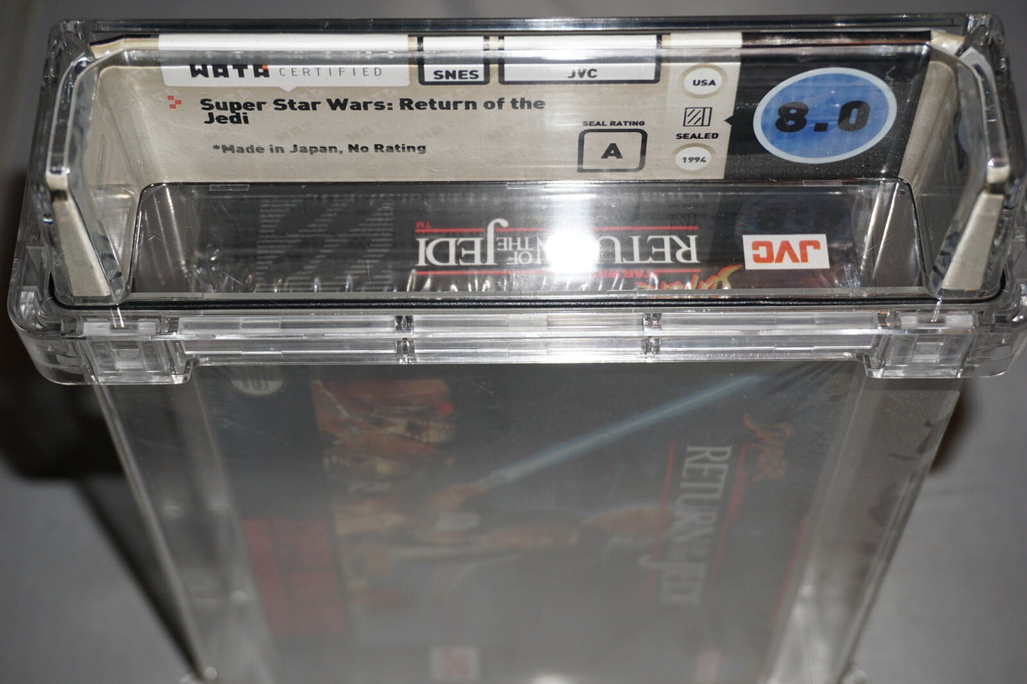 Star Wars Return of Jedi (Super Nintendo SNES) WATA 8.0 A NEW Sealed MIJ JVC