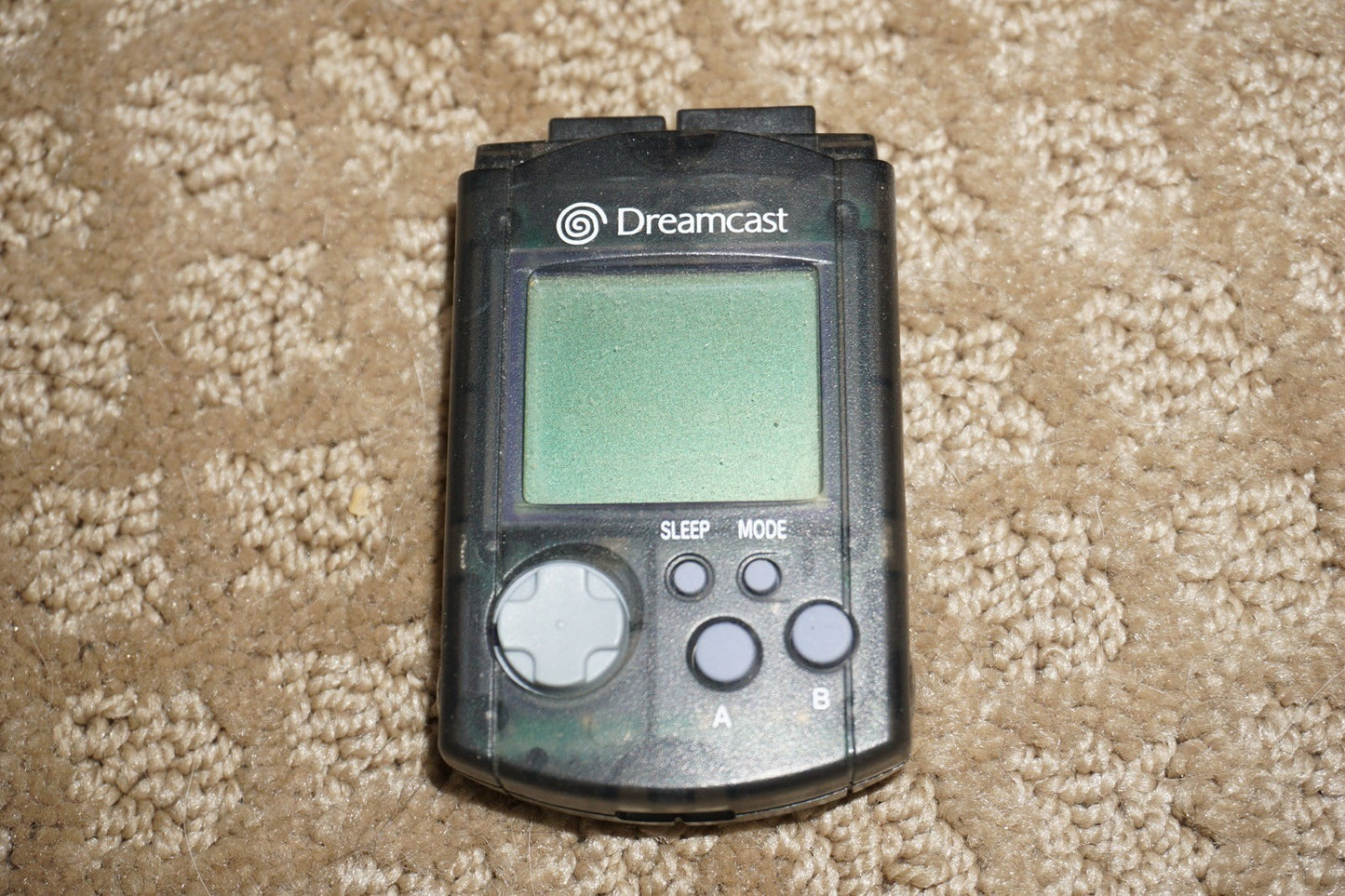 Smoke Clear Black Visual Memory Unit VMU (Sega Dreamcast) Official HKT 7000
