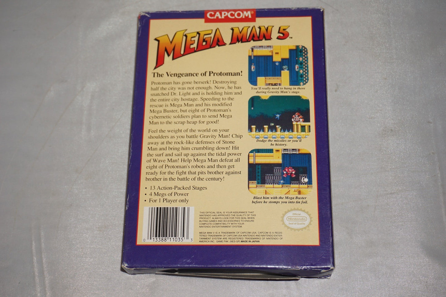 Mega Man 5 (Nintendo NES) Complete in Box CIB