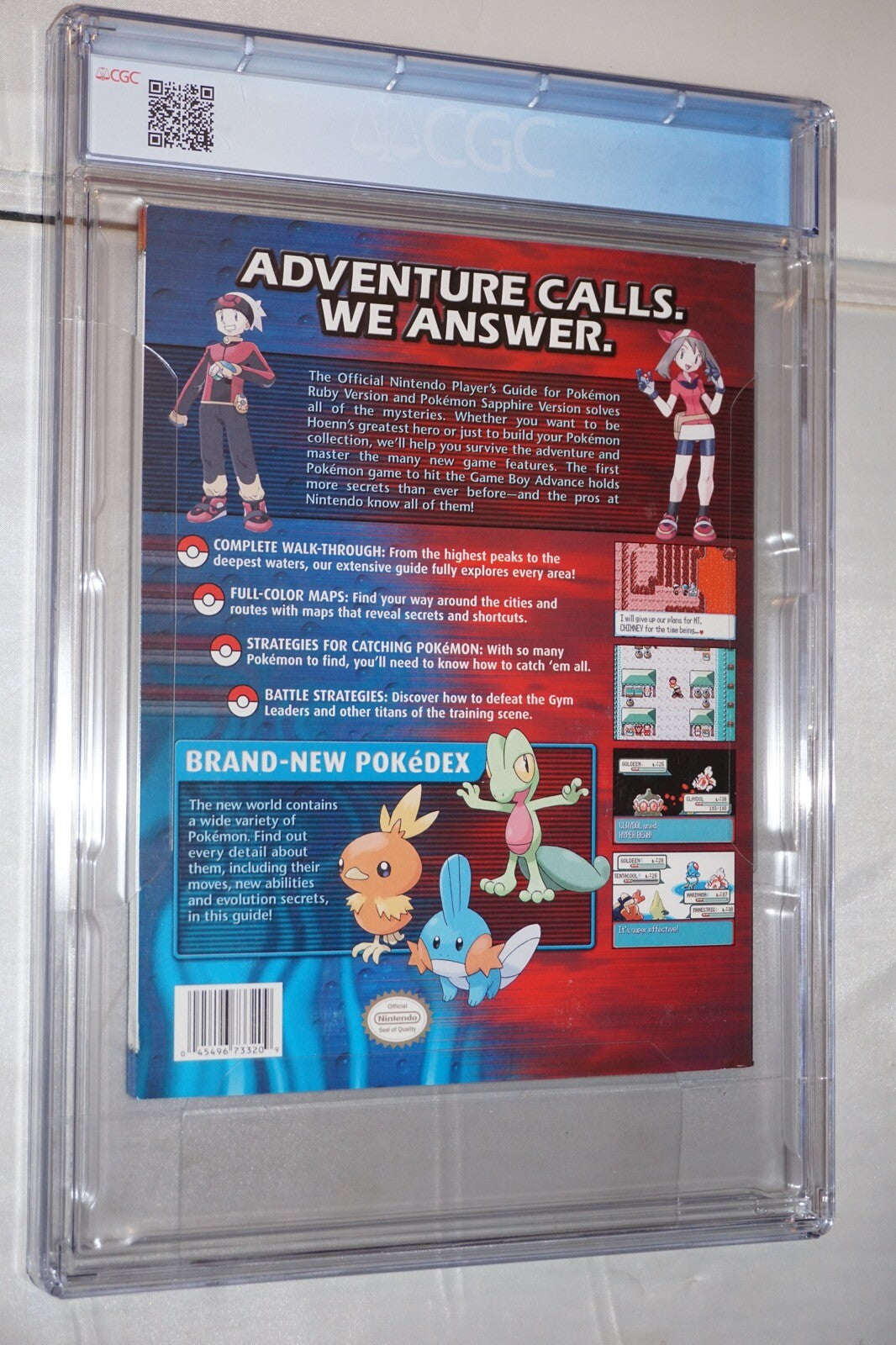 Pokemon Ruby Sapphire Player's Guide Nintendo Game Boy Advance Gameboy CGC 8.5