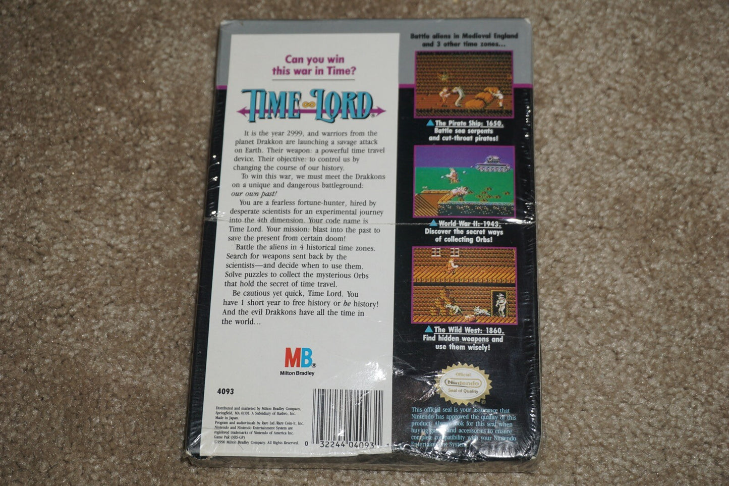 Time Lord (Nintendo NES) NEW Factory Sealed