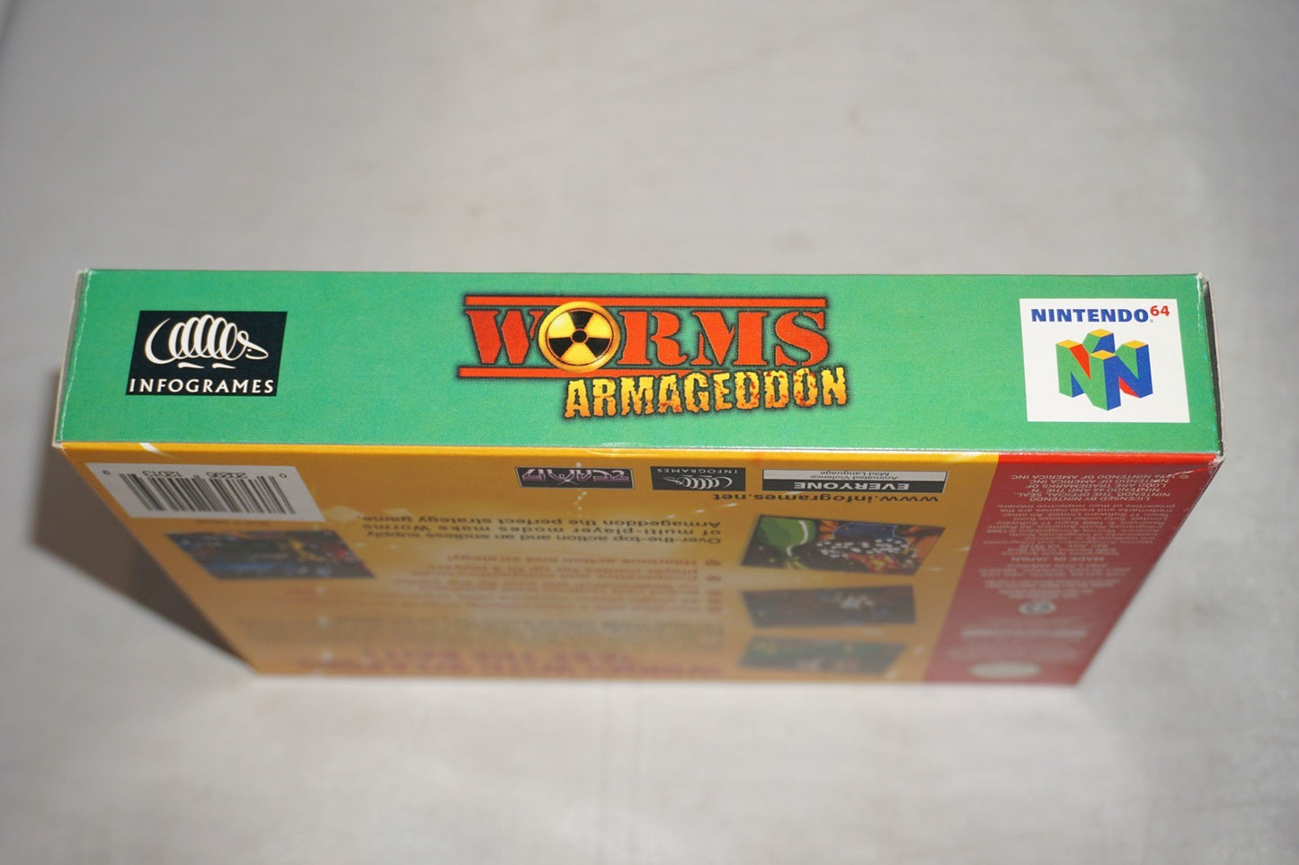 Worms Armageddon (Nintendo 64 N64) with Box No Manual
