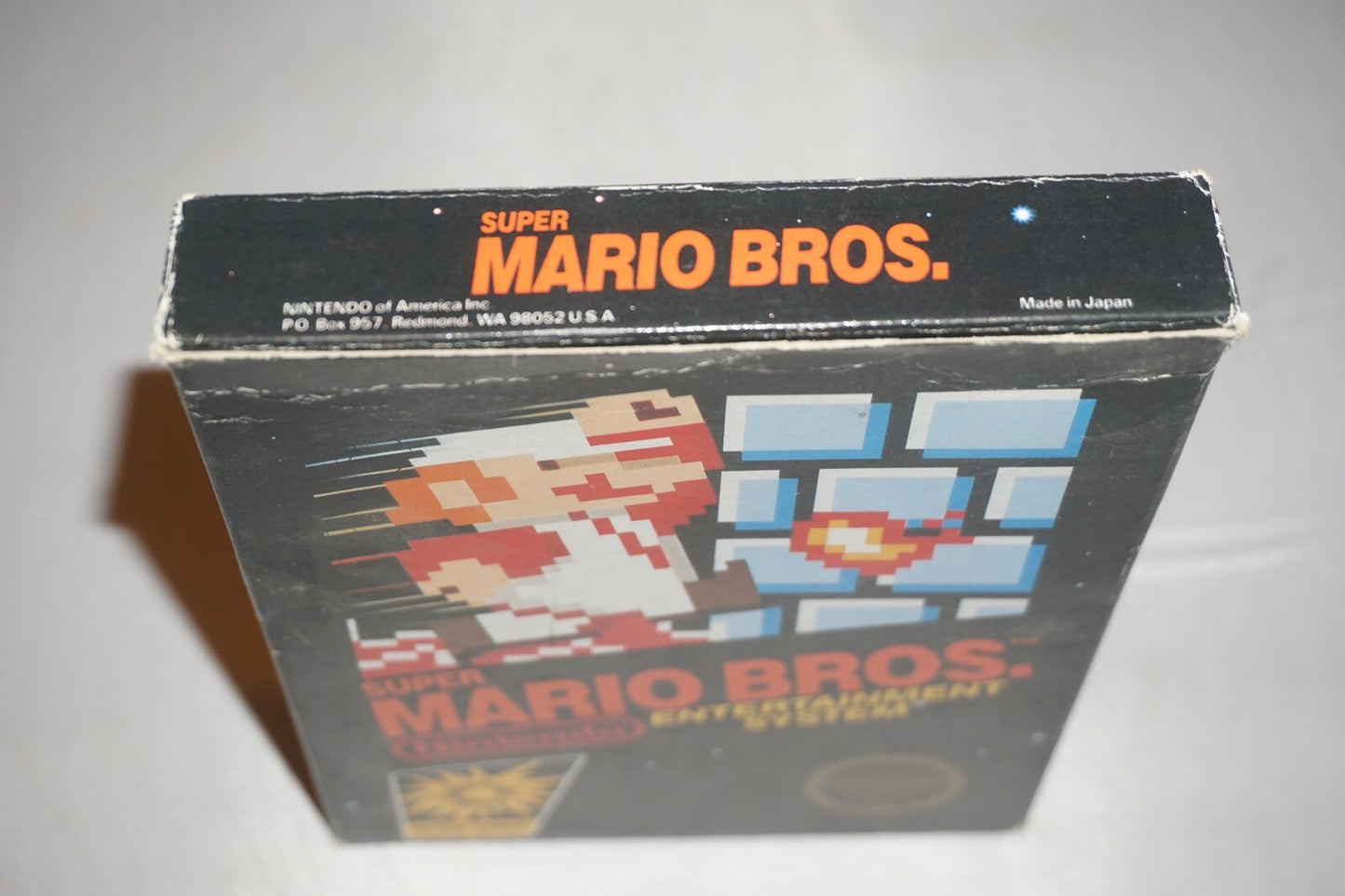 Super Mario Bros HANGTAB (Nintendo NES) Complete in Box CIB #2