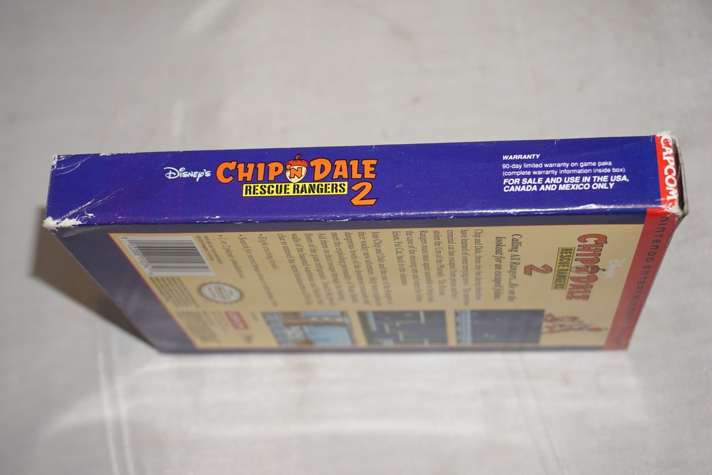 Chip 'n Dale Rescue Rangers 2 (Nintendo NES) Complete in Box CIB