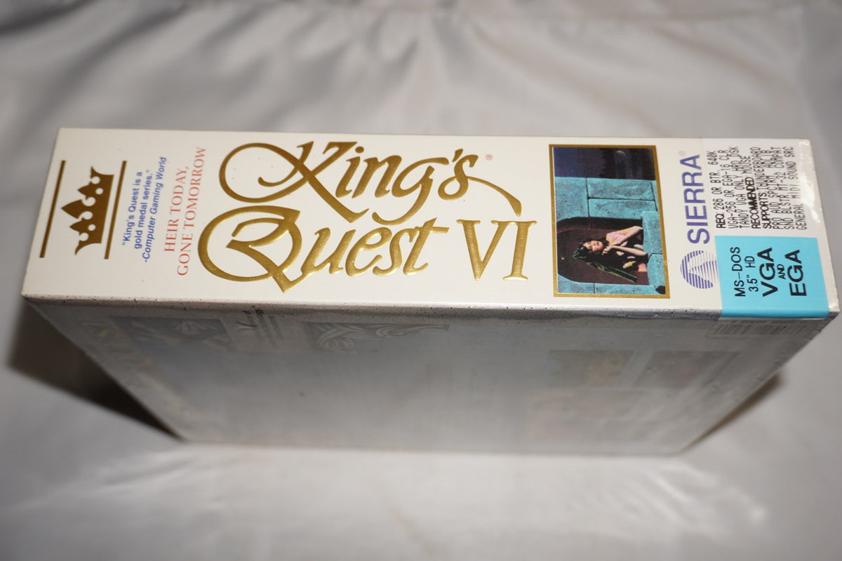King's Quest VI 6 (PC MS Dos 3.5") NEW Sealed w/ Sleeve