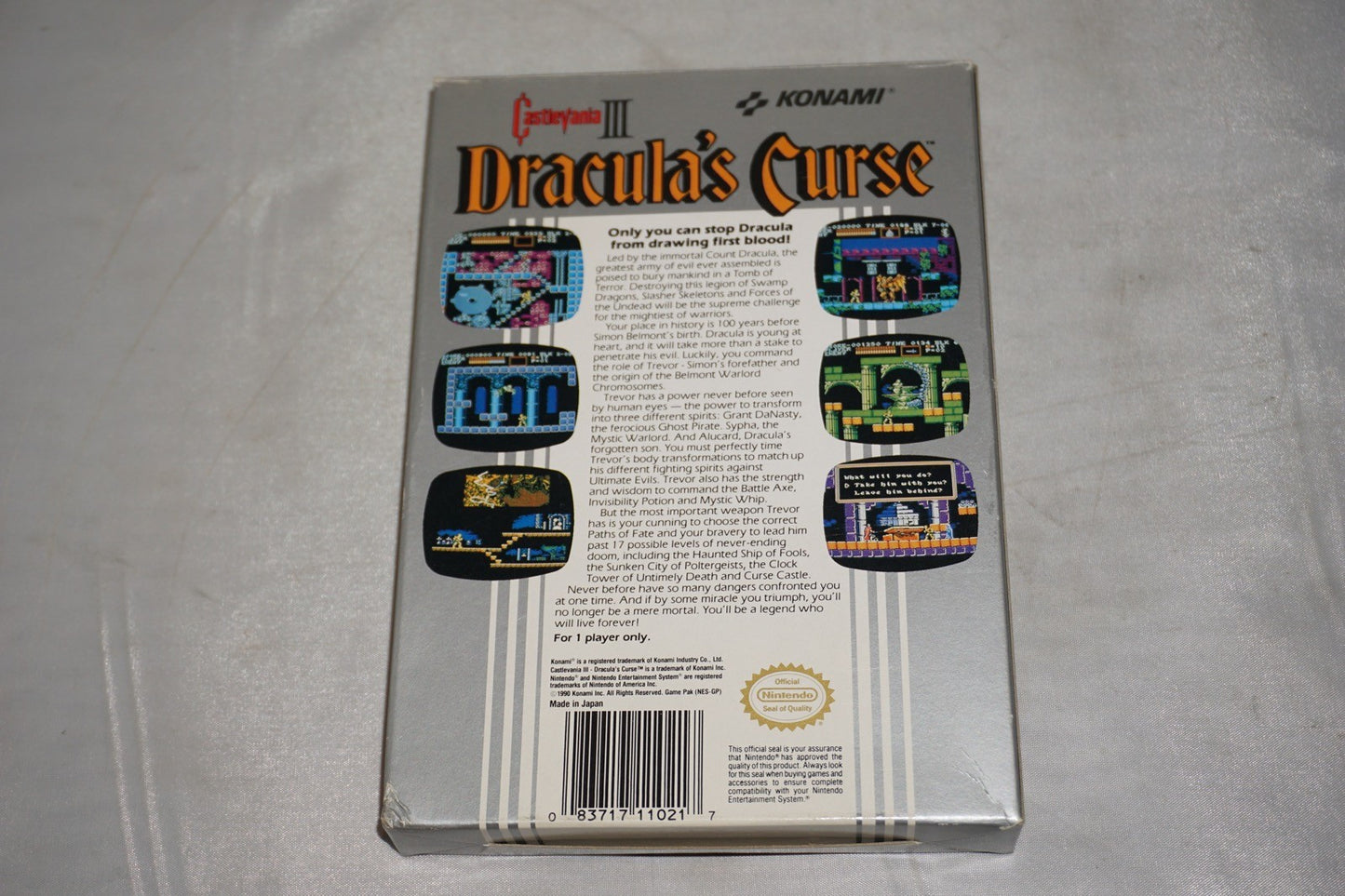 Castlevania III 3: Dracula's Curse (Nintendo NES) Complete in Box CIB