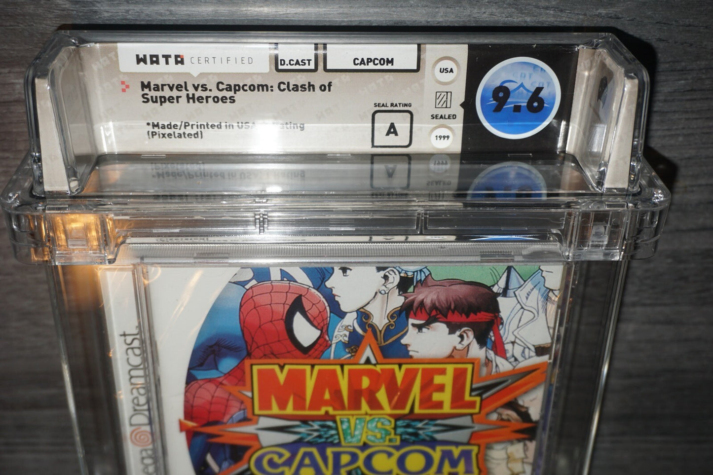 Marvel Vs Capcom (Sega Dreamcast) WATA 9.6 A NEW Factory Sealed