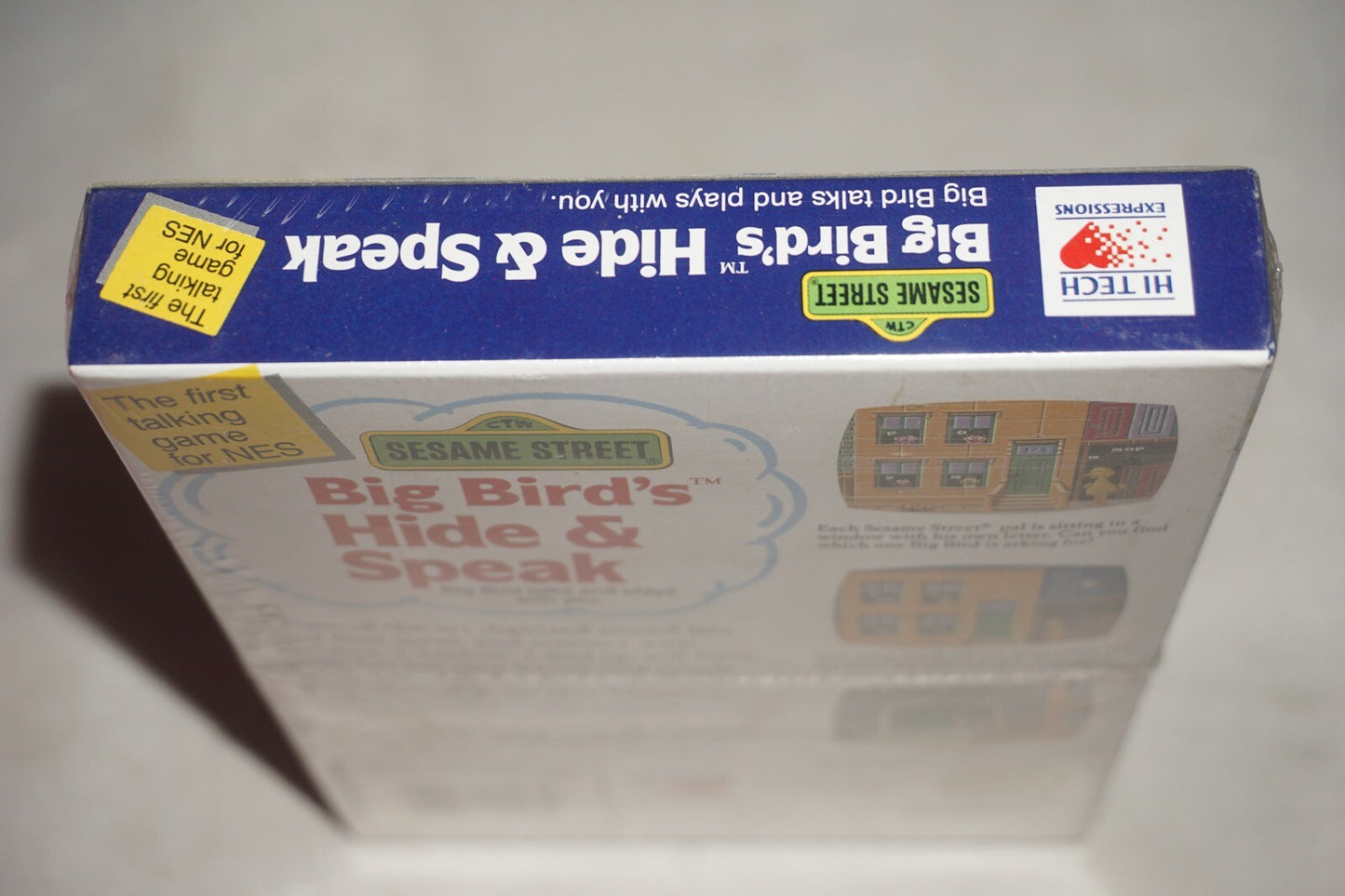 Sesame Street Big Bird's Hide & Speak (Nintendo NES) NEW Factory Sealed