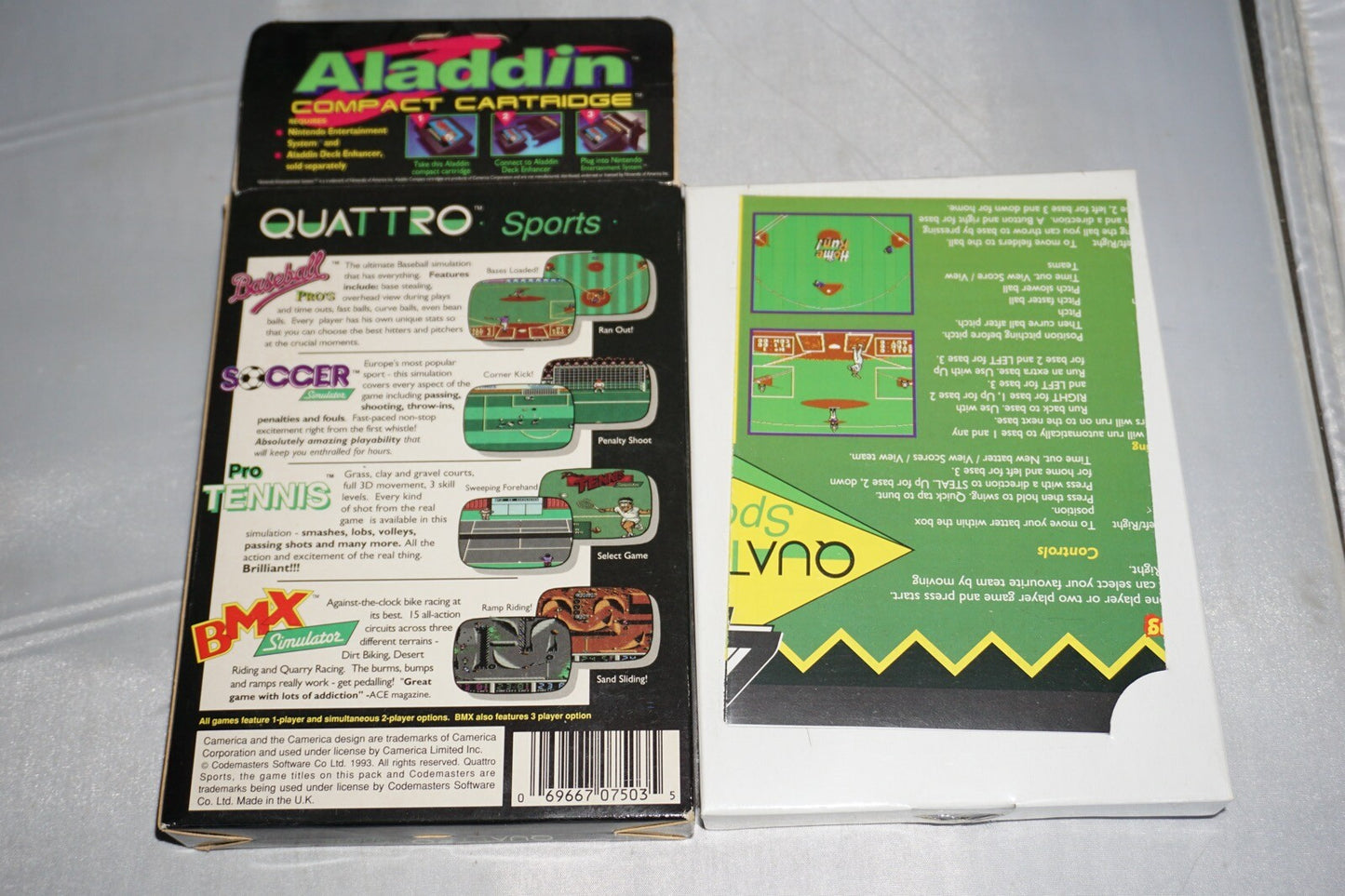 Quattro Sports (Aladdin) (Nintendo NES) NEW in Box