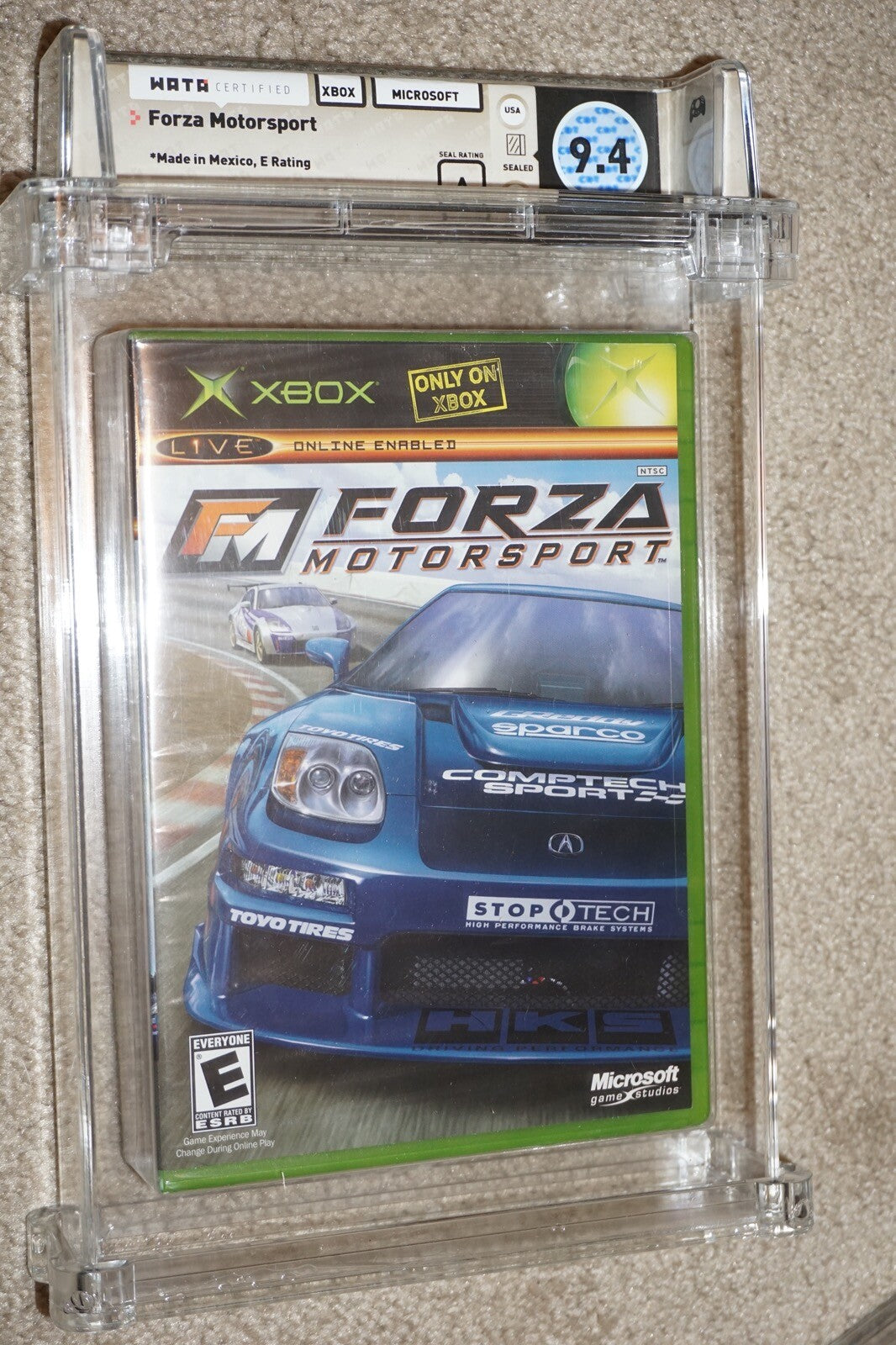 Forza Motorsport 1 (Microsoft Xbox) WATA 9.4 A NEW Factory Sealed Original
