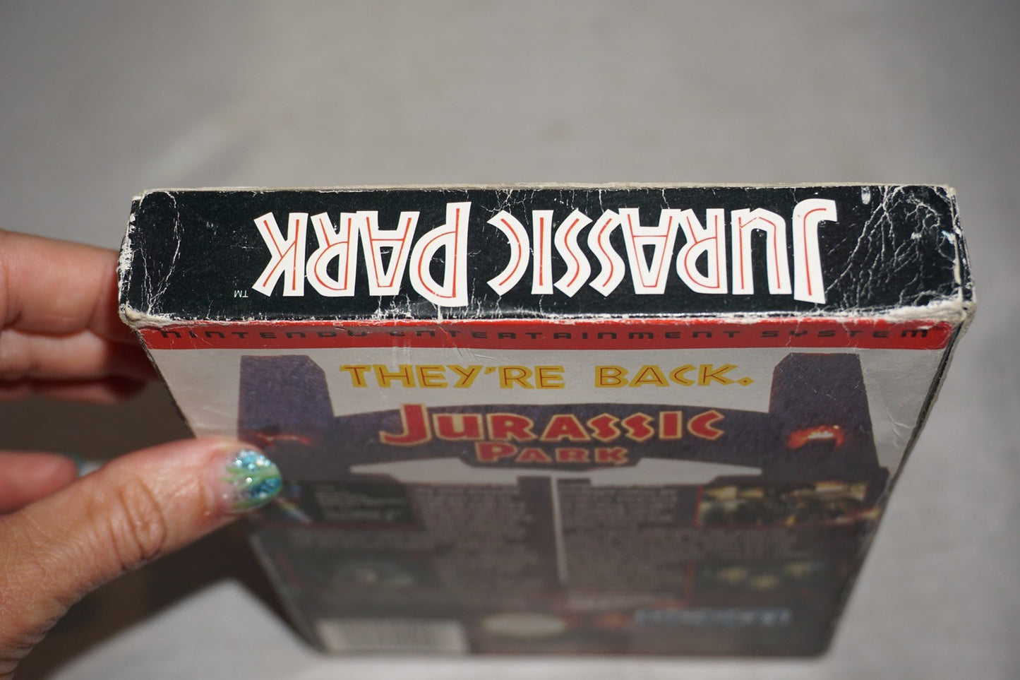 Jurassic Park (Nintendo NES) Complete in Box CIB