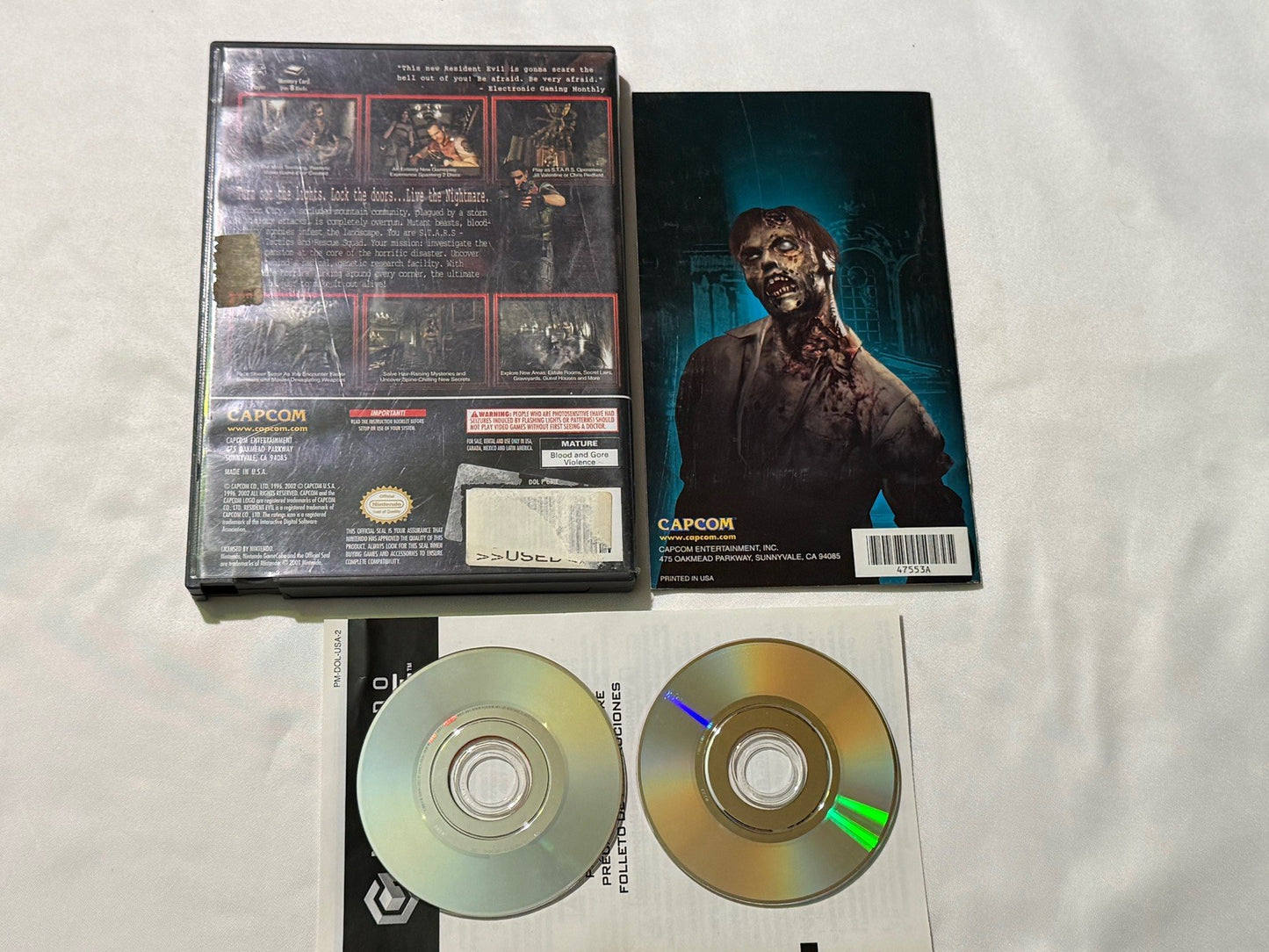 Resident Evil 1 Original (Nintendo Gamecube) Complete