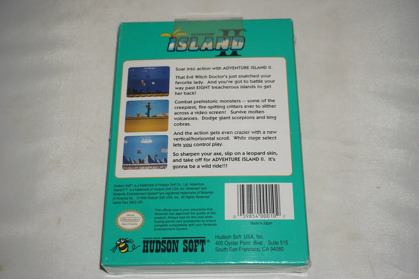 Adventure Island II 2 (Nintendo NES) NEW Factory Sealed