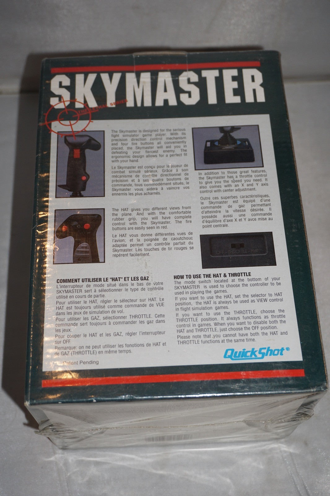 Skymaster QS 206 Joystick Quickshot (PC) NEW Sealed