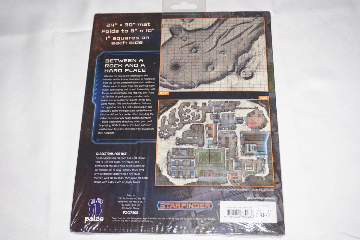 Starfinder Flip Mat Asteroid NEW Sealed