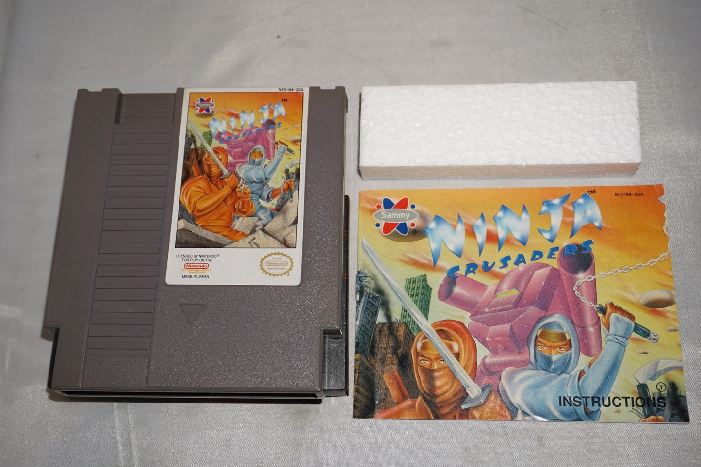 Ninja Crusaders (Nintendo NES) Complete in Box CIB