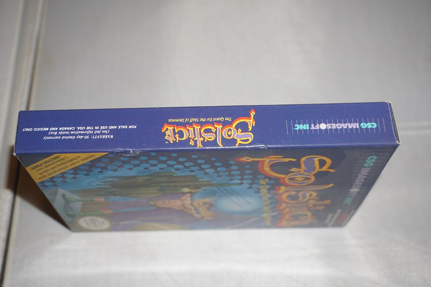 Solstice (Nintendo NES) Complete in Box CIB Near Mint #1