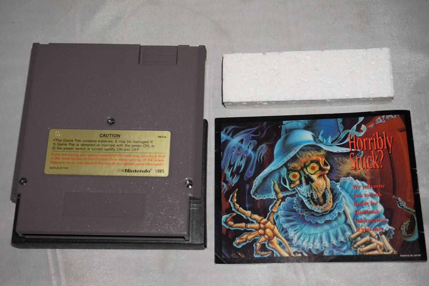 Uninvited (Nintendo NES) Complete in Box CIB